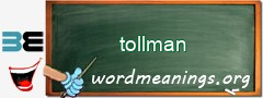 WordMeaning blackboard for tollman